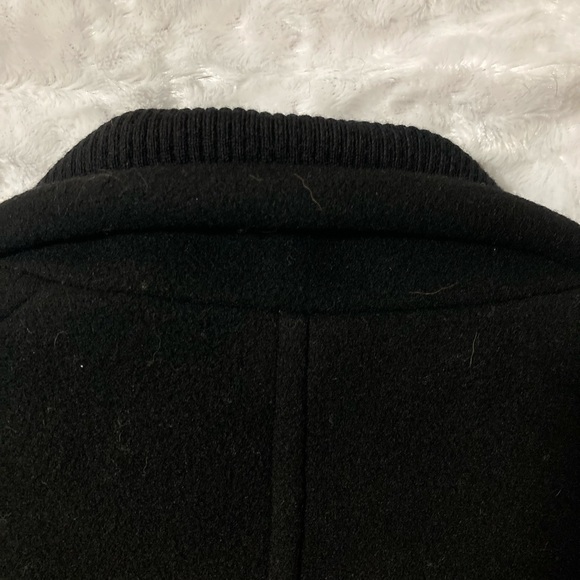 Black Wool Coat - Picture 8 of 10